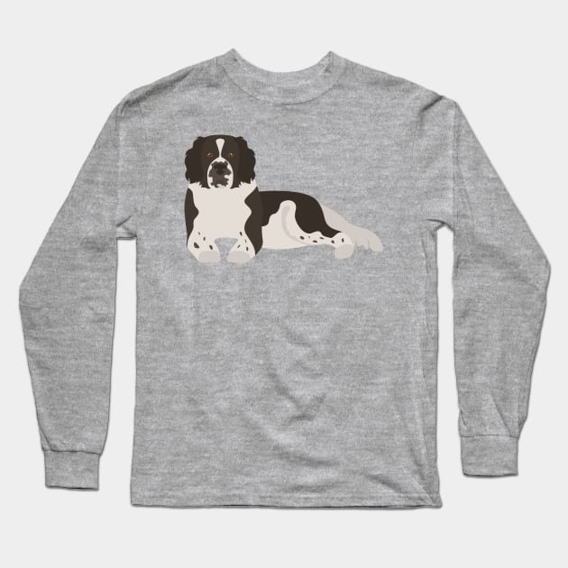 Dutch Partridge Dog Long Sleeve T-Shirt by JunkyDotCom
